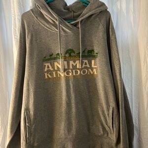 Disney Parks Animal Kingdom Sweatshirt Hoodie  XL- 2 front pockets